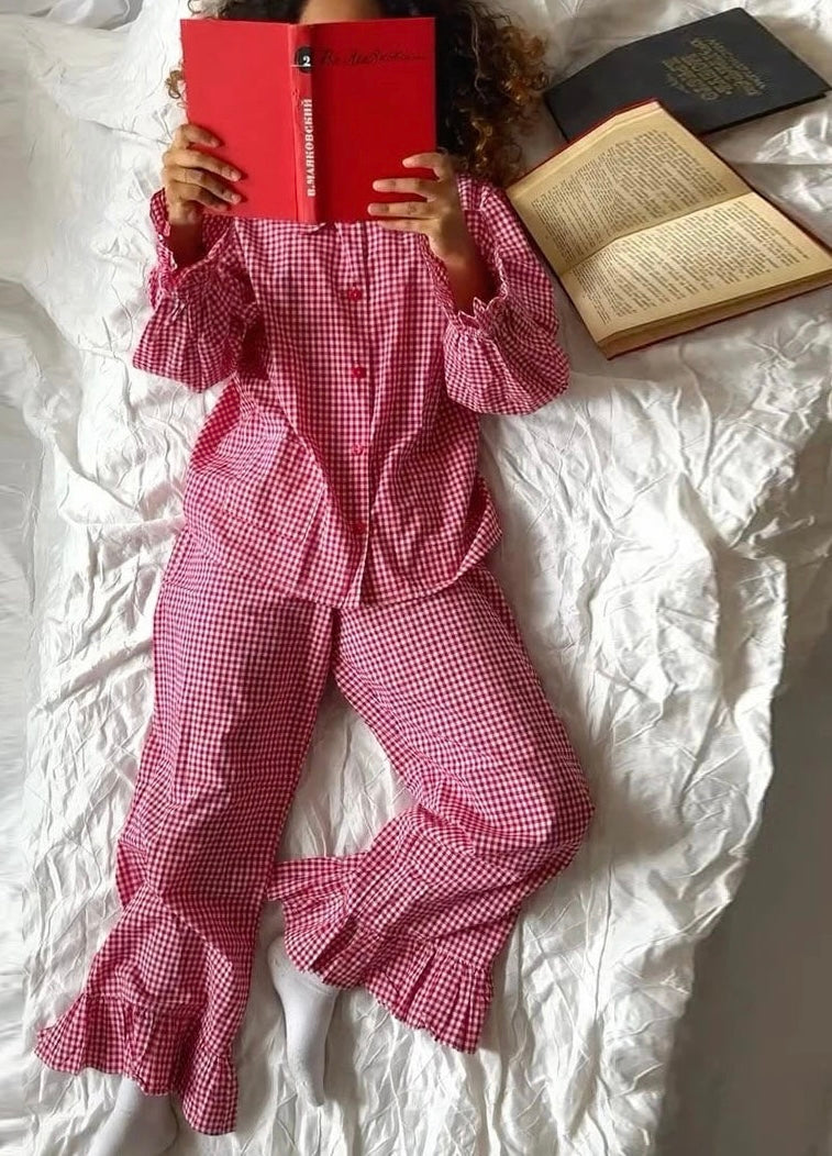 EMMA PLAID TWO PIECE SET