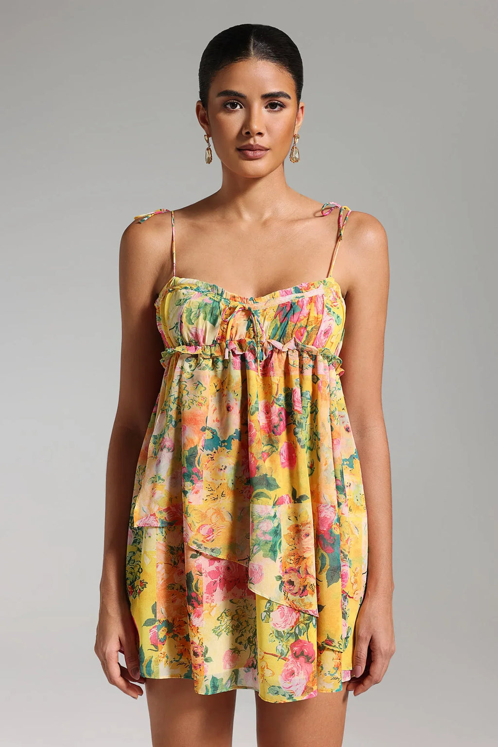 MADISON FLORAL MINI DRESS