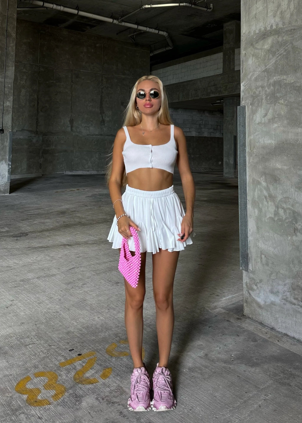 MAYA RUFFLE MINI SKIRT