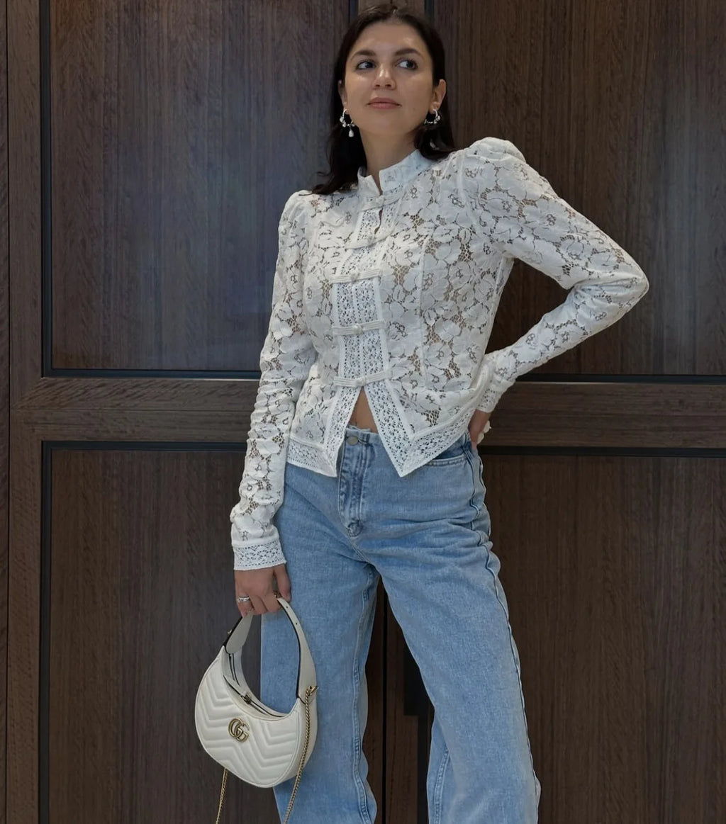 FONTAINE LACE BLOUSE