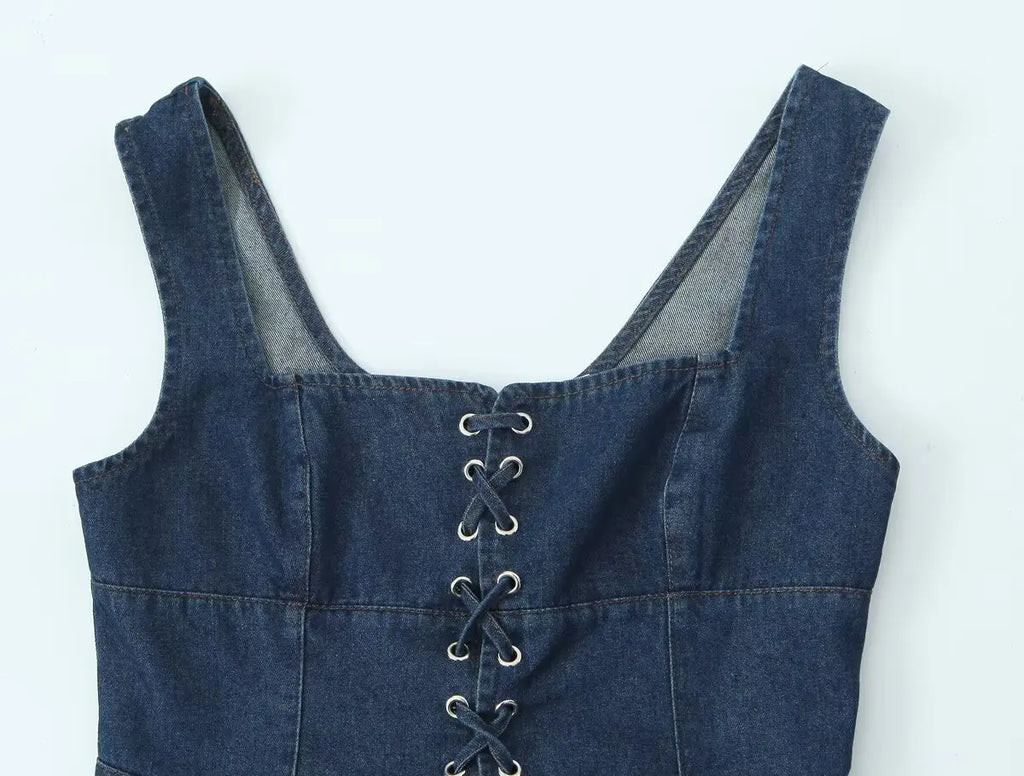 INEZ DENIM TOP