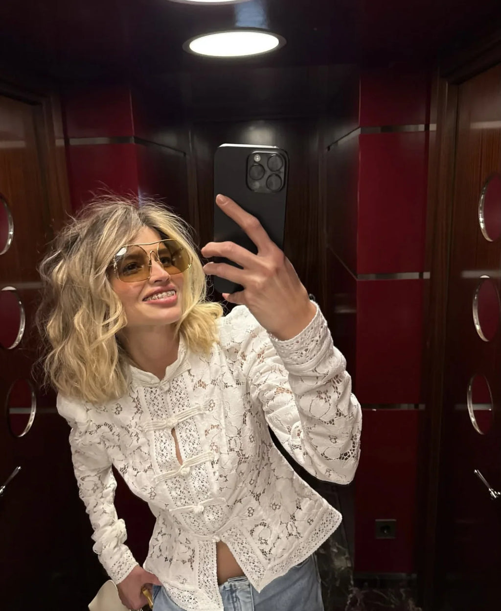 FONTAINE LACE BLOUSE