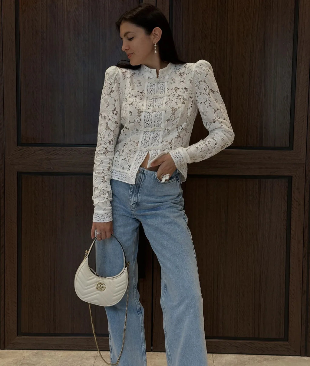 FONTAINE LACE BLOUSE