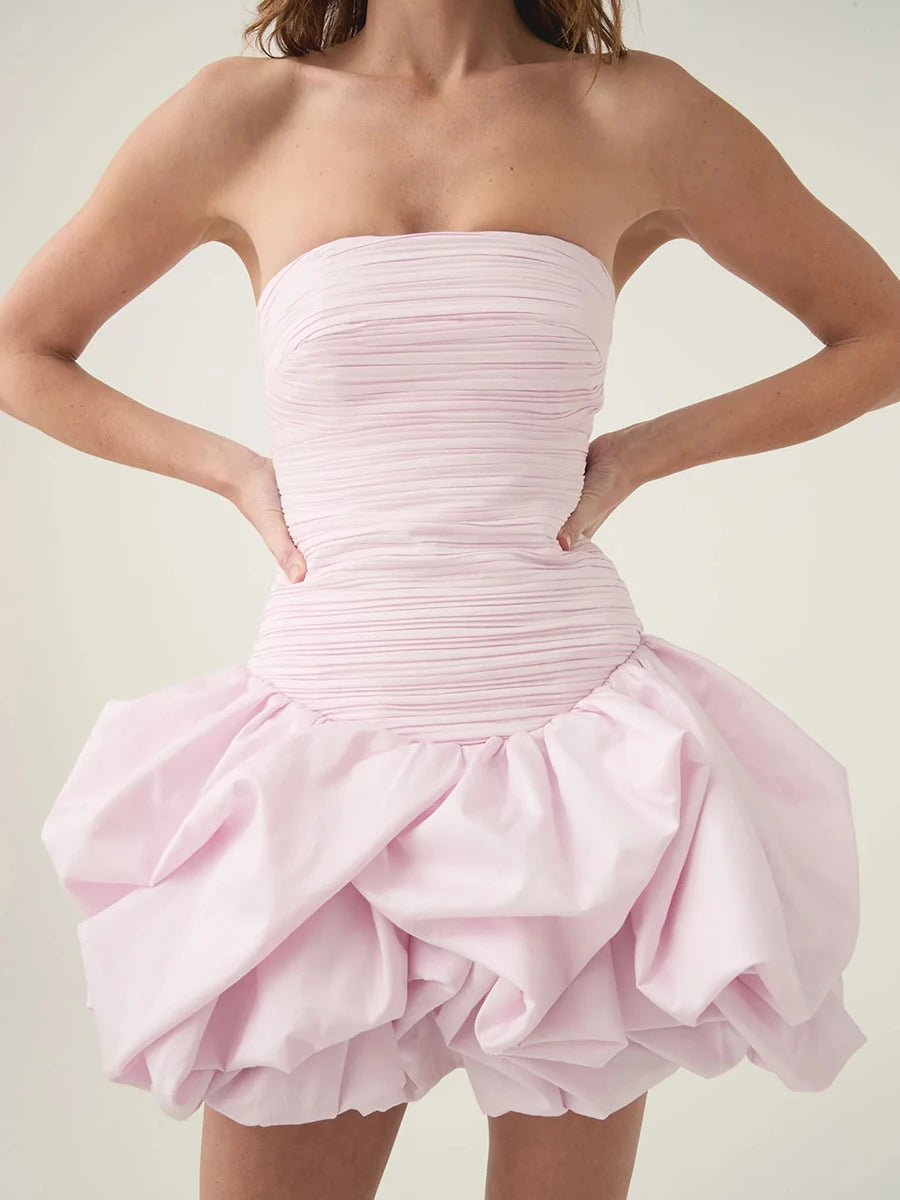 LANAI RUFFLE MINI DRESS