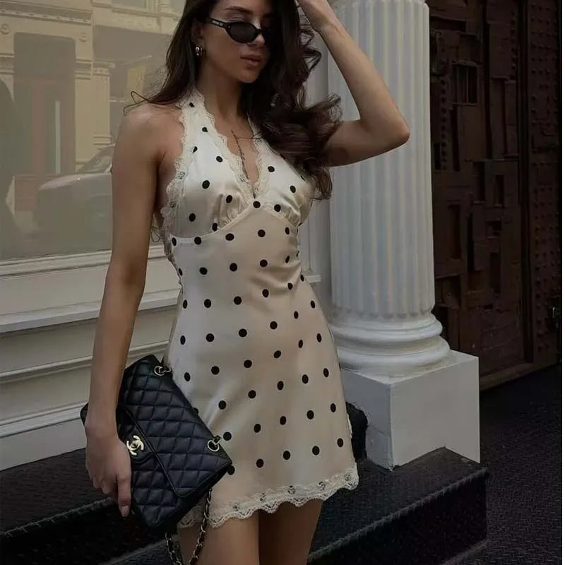 ELLIS POLKA DOT MINI DRESS