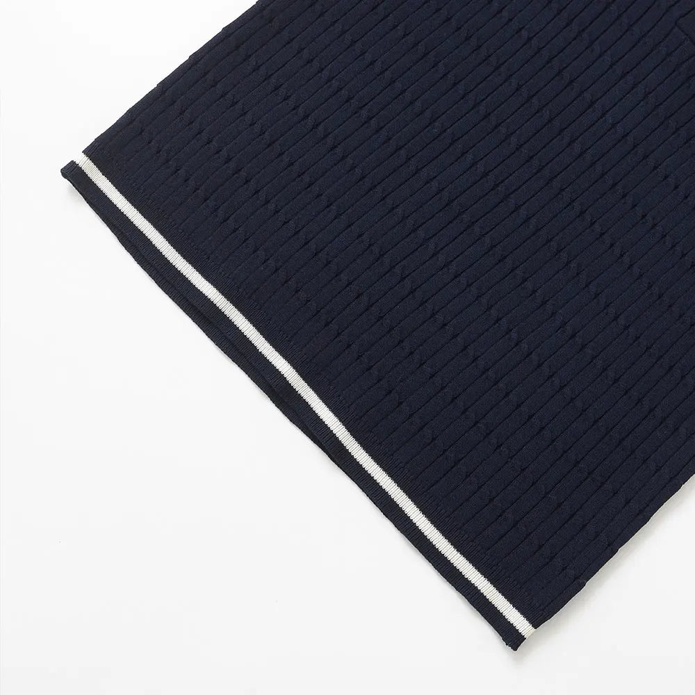 HALLIE KNIT POLO T-SHIRT