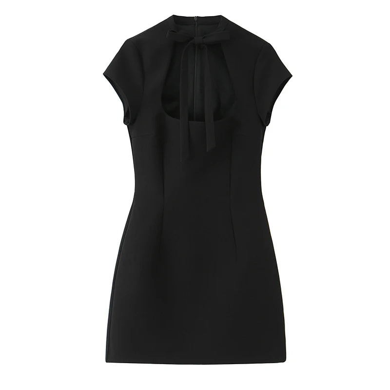 BELLA BOW TIE MINI DRESS