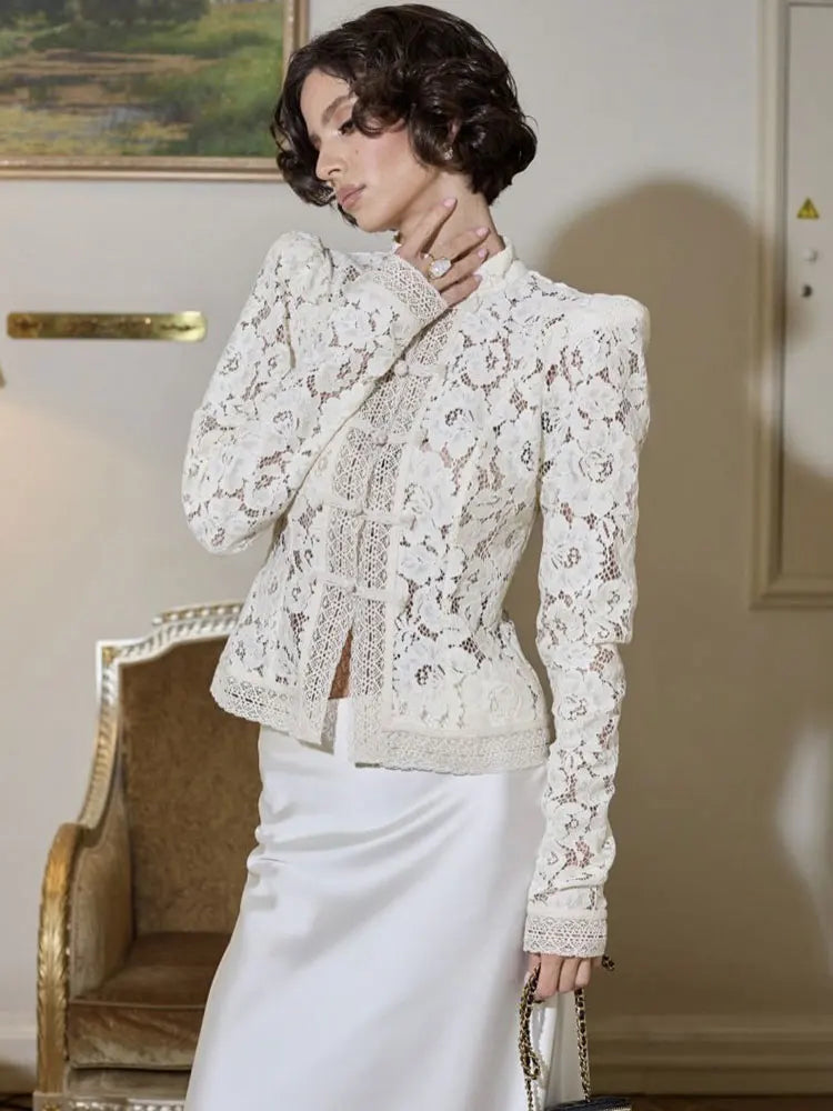FONTAINE LACE BLOUSE