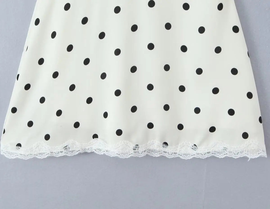 ELLIS POLKA DOT MINI DRESS