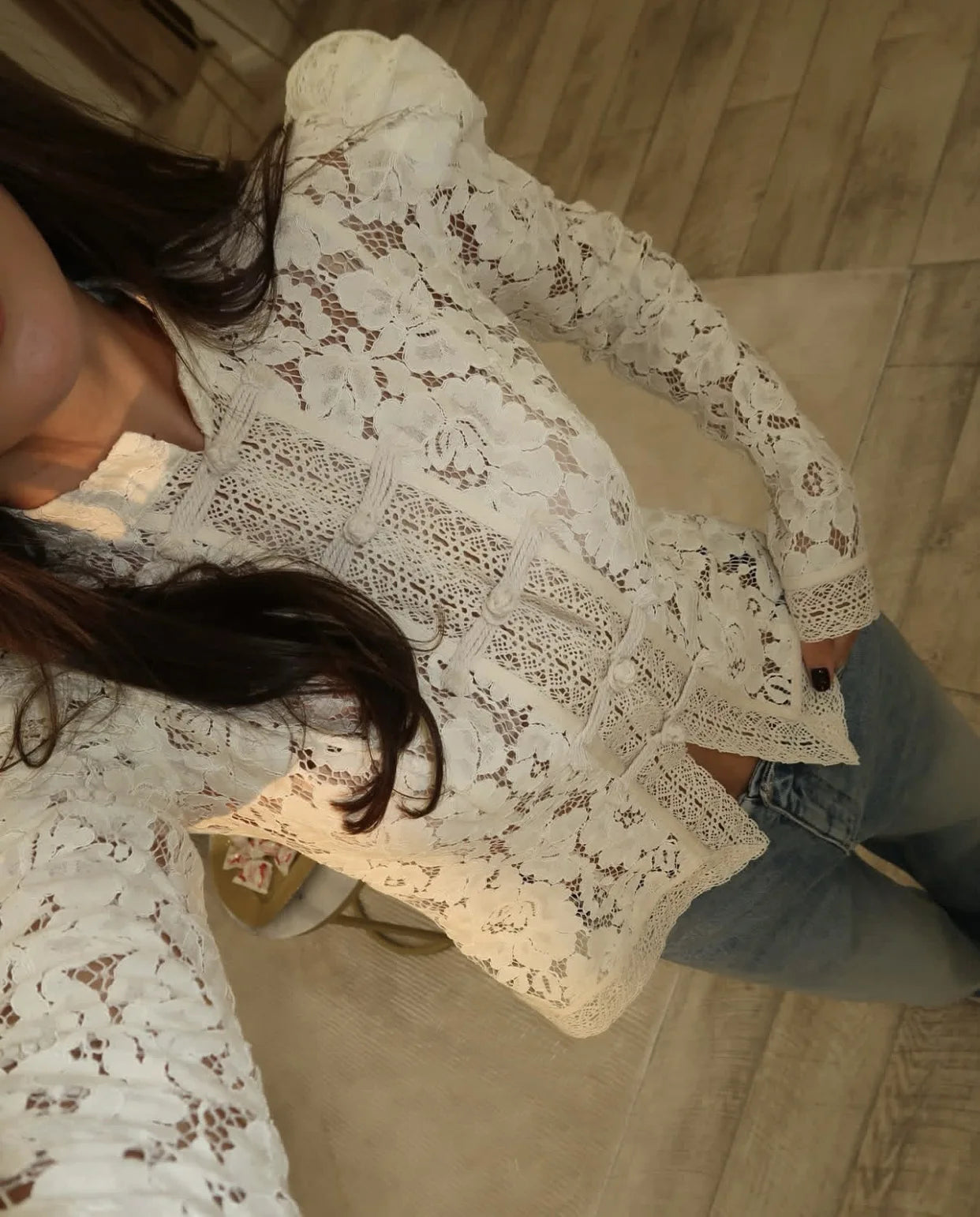 FONTAINE LACE BLOUSE