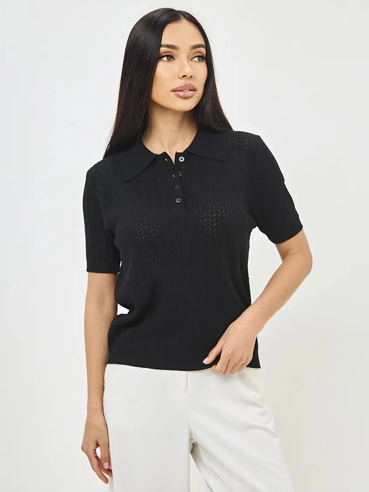 MARCIA KNIT T-SHIRT