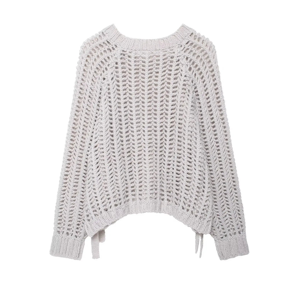 SHEA HOLLOW OUT SWEATER