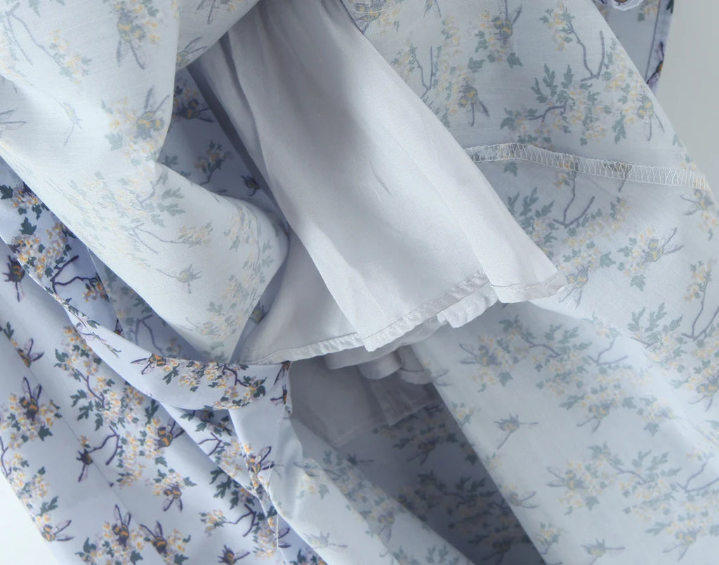 ALLORA FLORAL MIDI DRESS