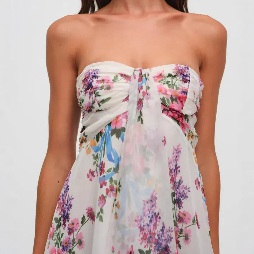 TEAGAN FLORAL MINI DRESS