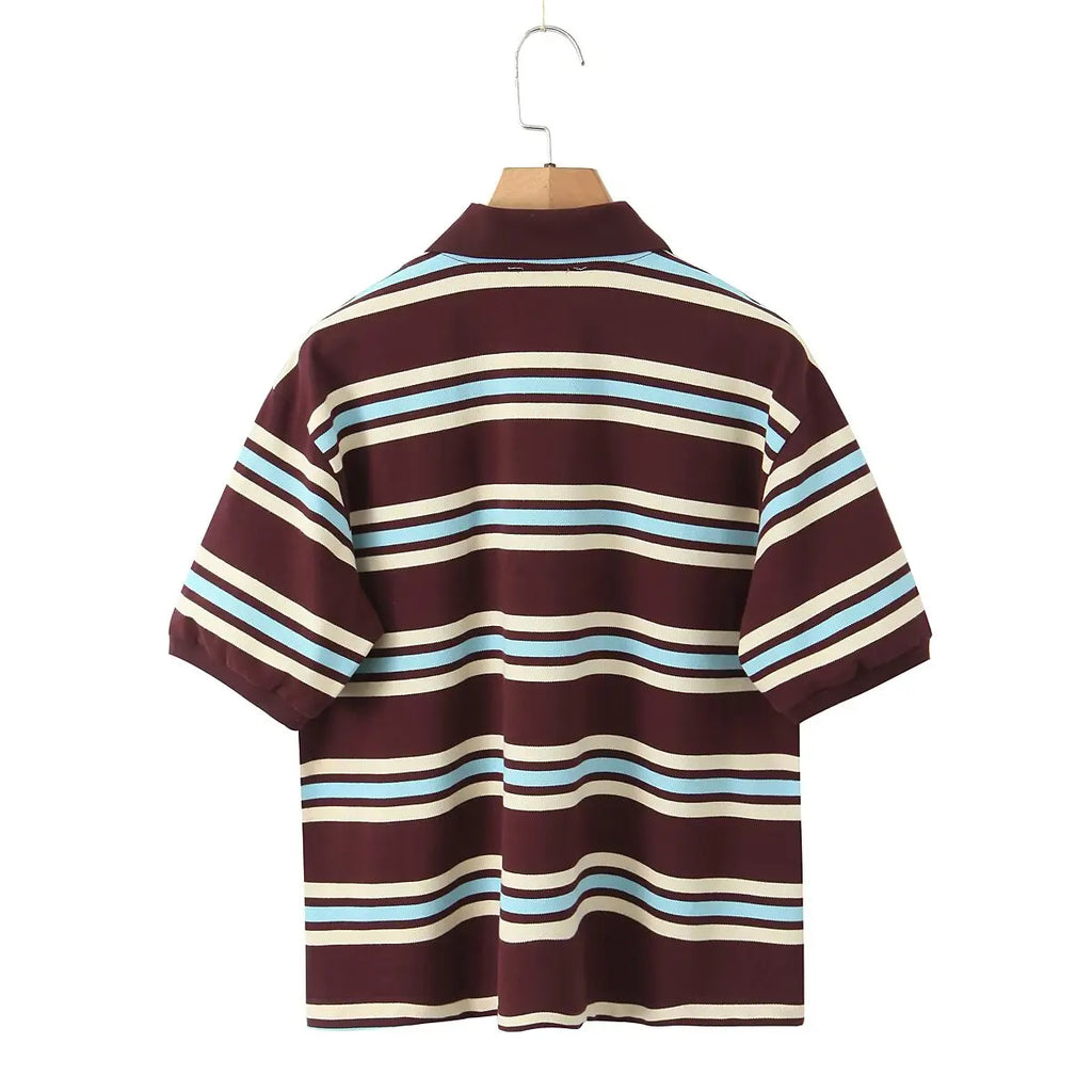 BEATRICE STRIPED T-SHIRT