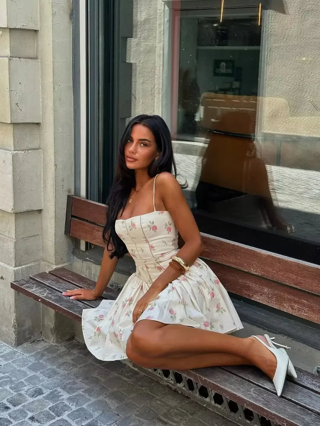 REYA FLORAL MINI DRESS