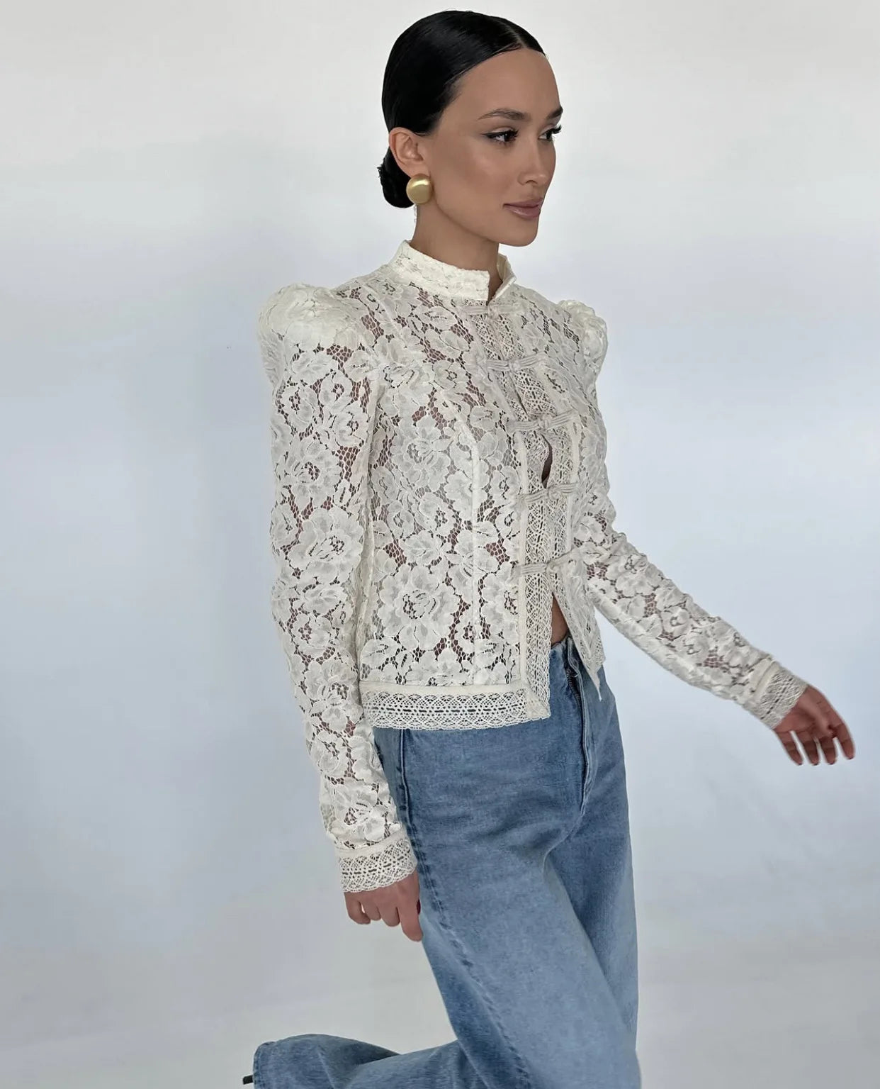 FONTAINE LACE BLOUSE