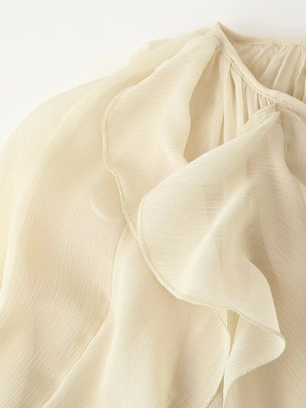 CHIARA RUFFLE BLOUSE