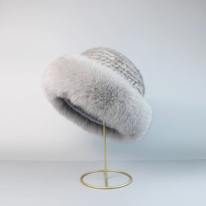 STELLA REAL MINK FUR CAP