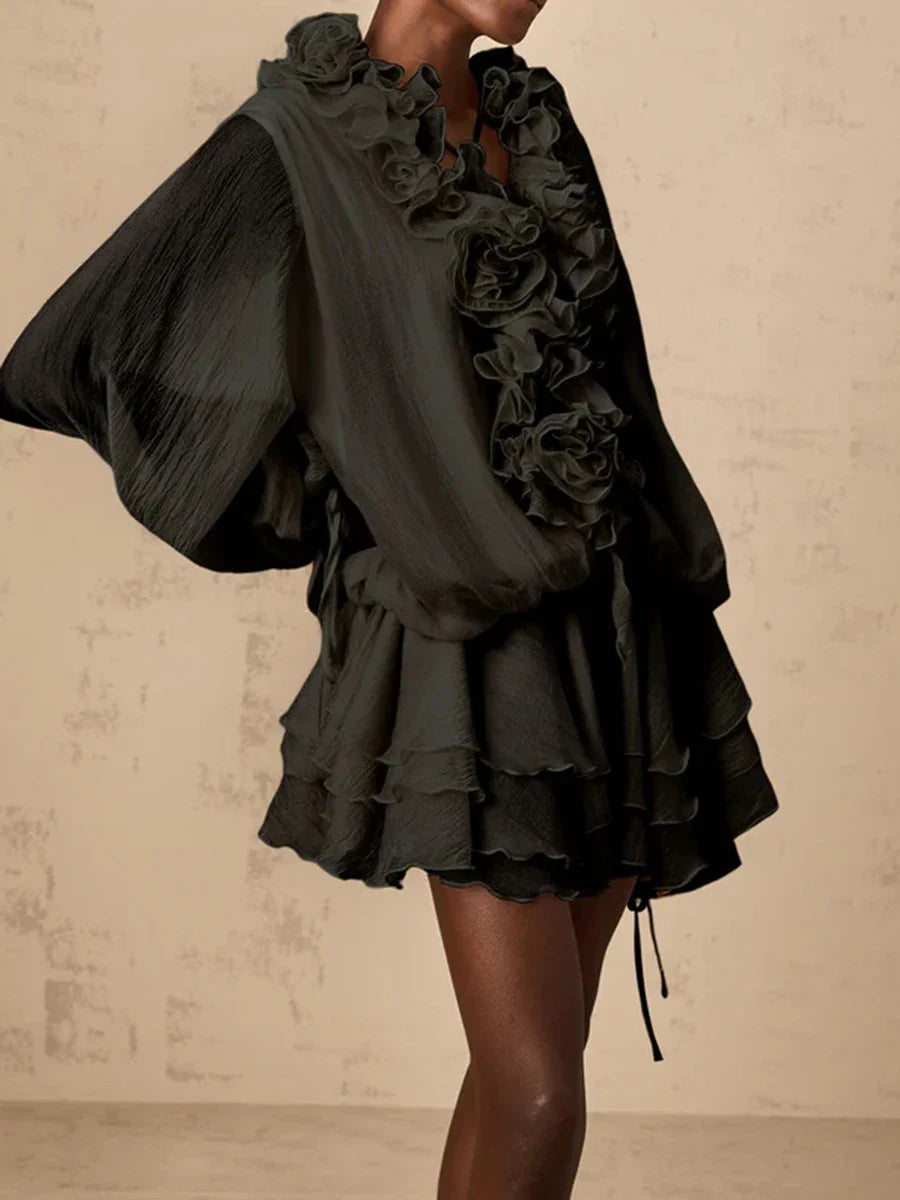 ELODIE FLORAL MINI DRESS