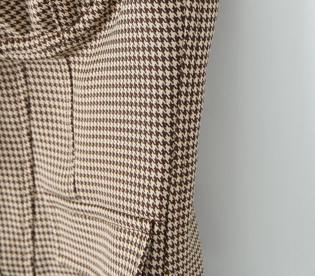 MELANIE PLAID CORSET