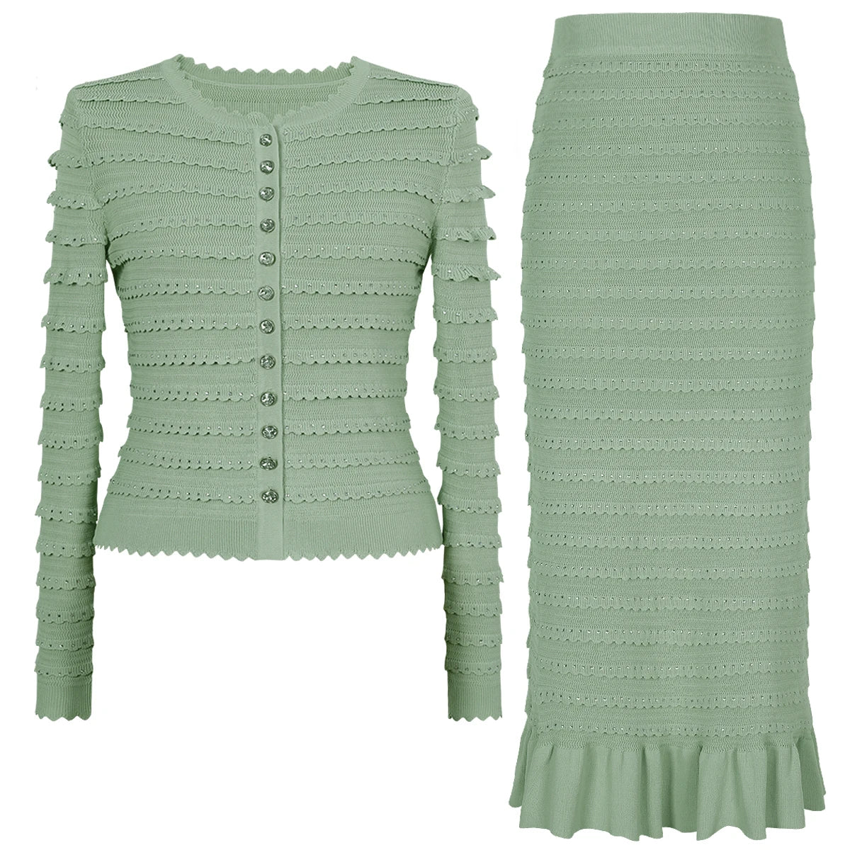 ELIZABETA KNIT CO ORD SET