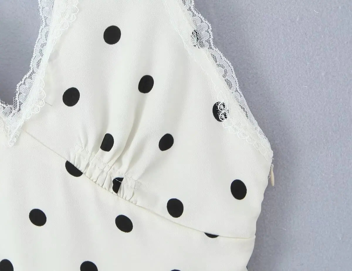 ELLIS POLKA DOT MINI DRESS