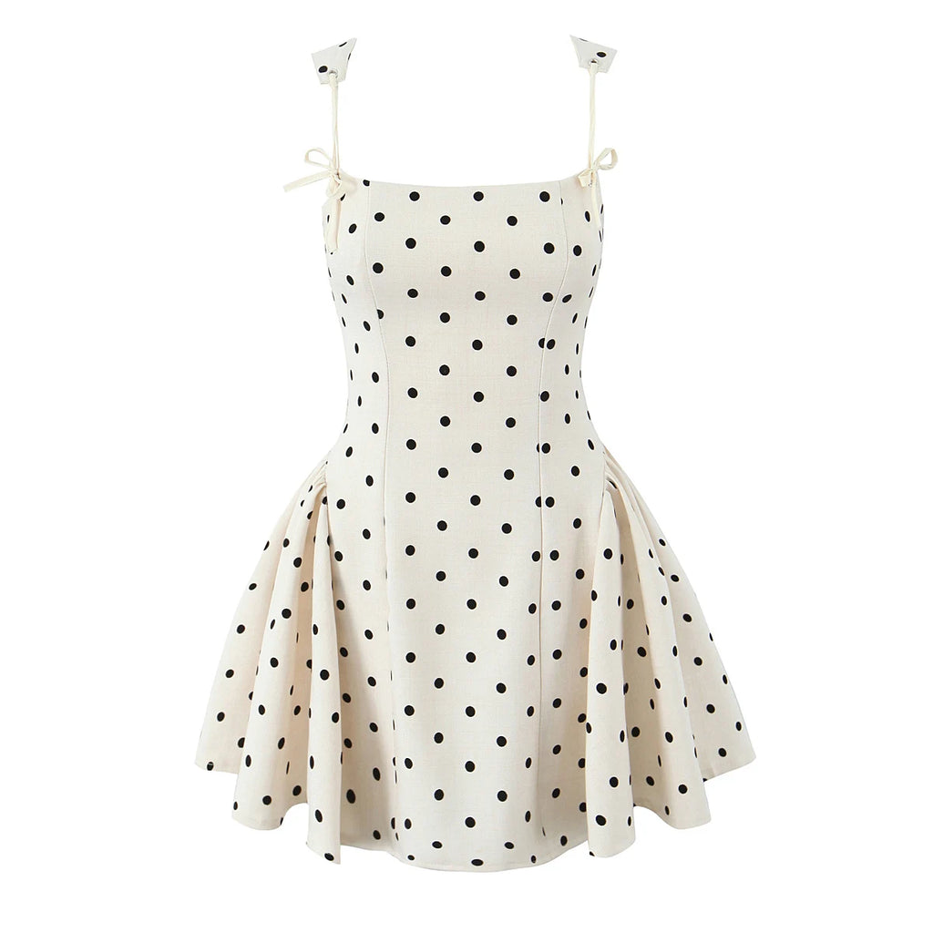 DEBORA POLKA DOT MINI DRESS