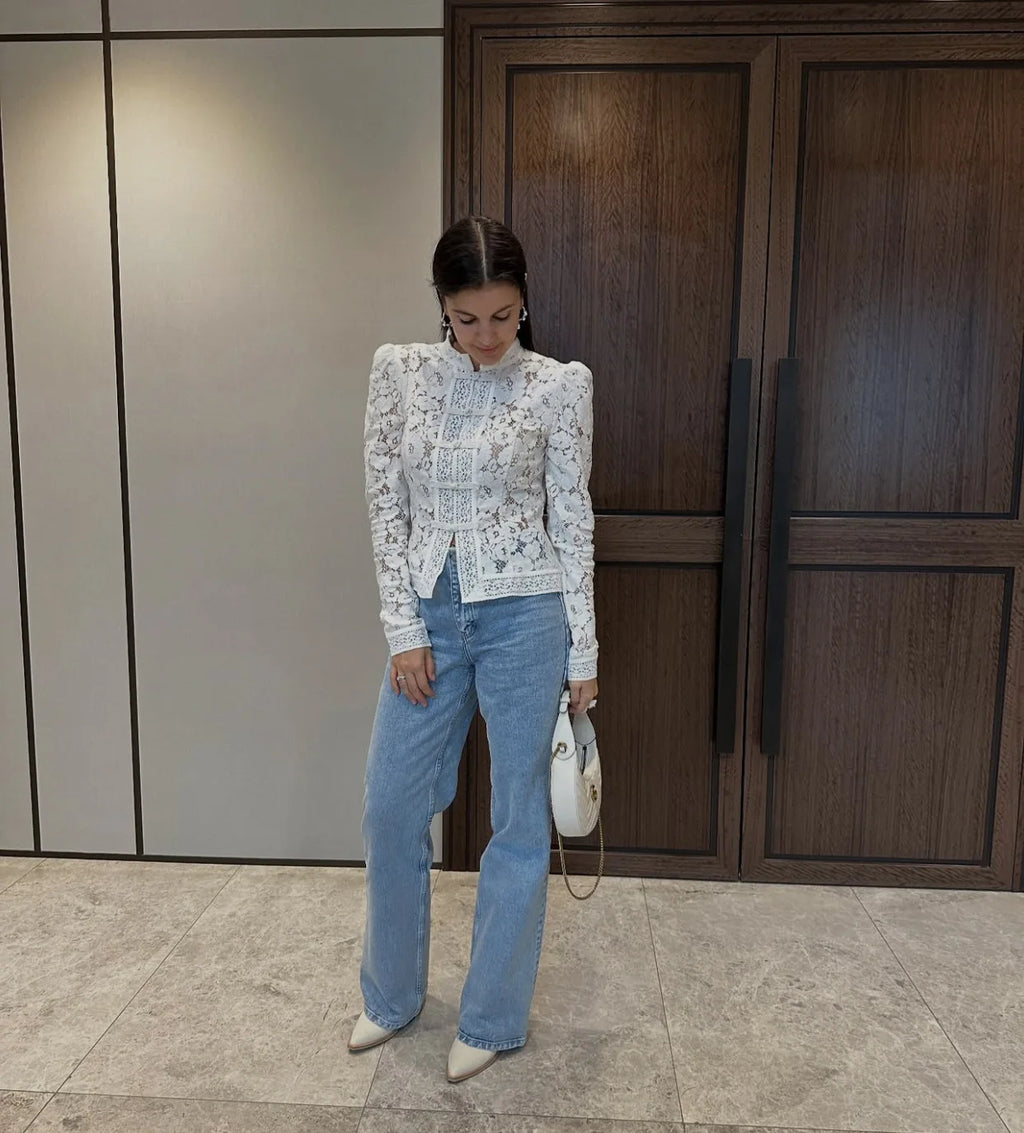 FONTAINE LACE BLOUSE