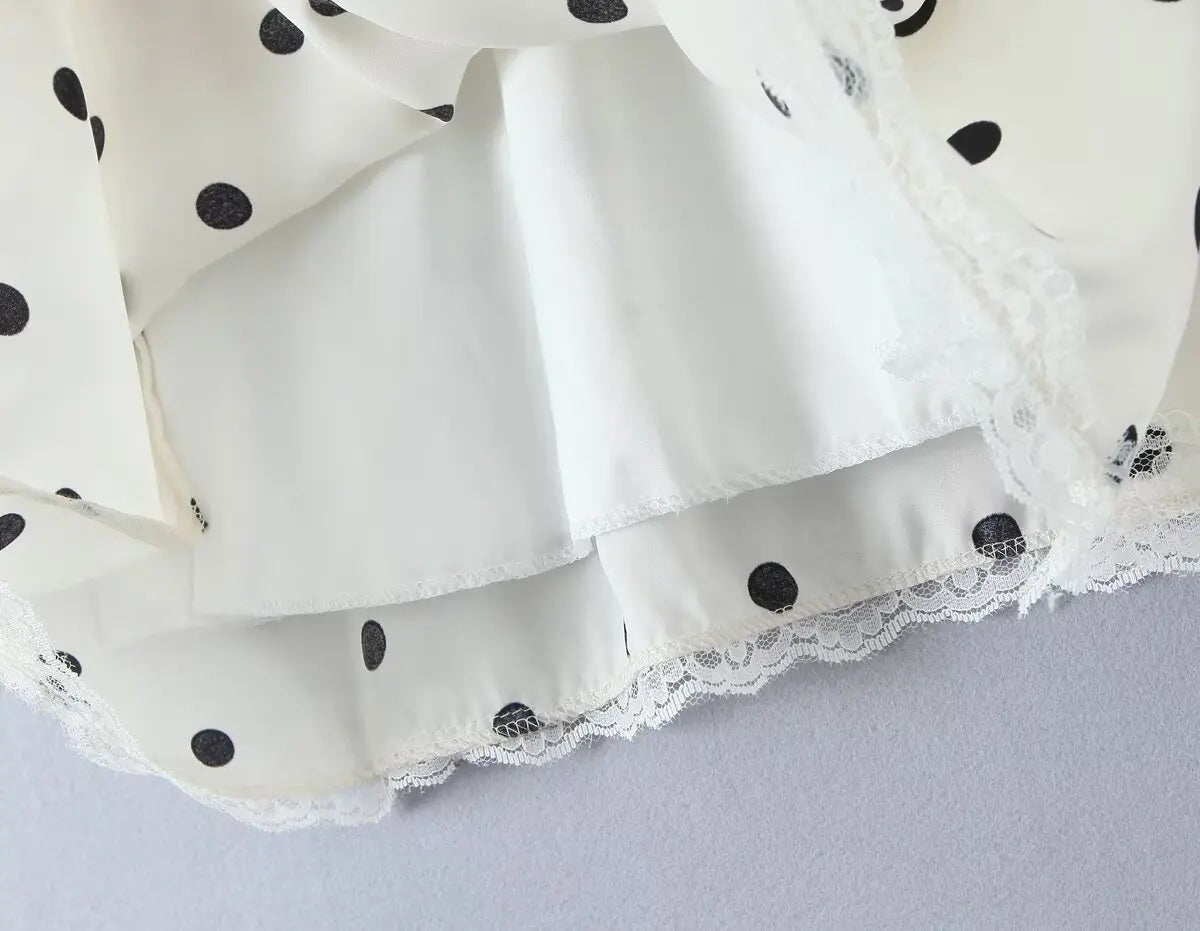 ELLIS POLKA DOT MINI DRESS