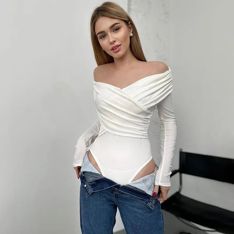 TEODORA OFF SHOULDER BODYSUIT