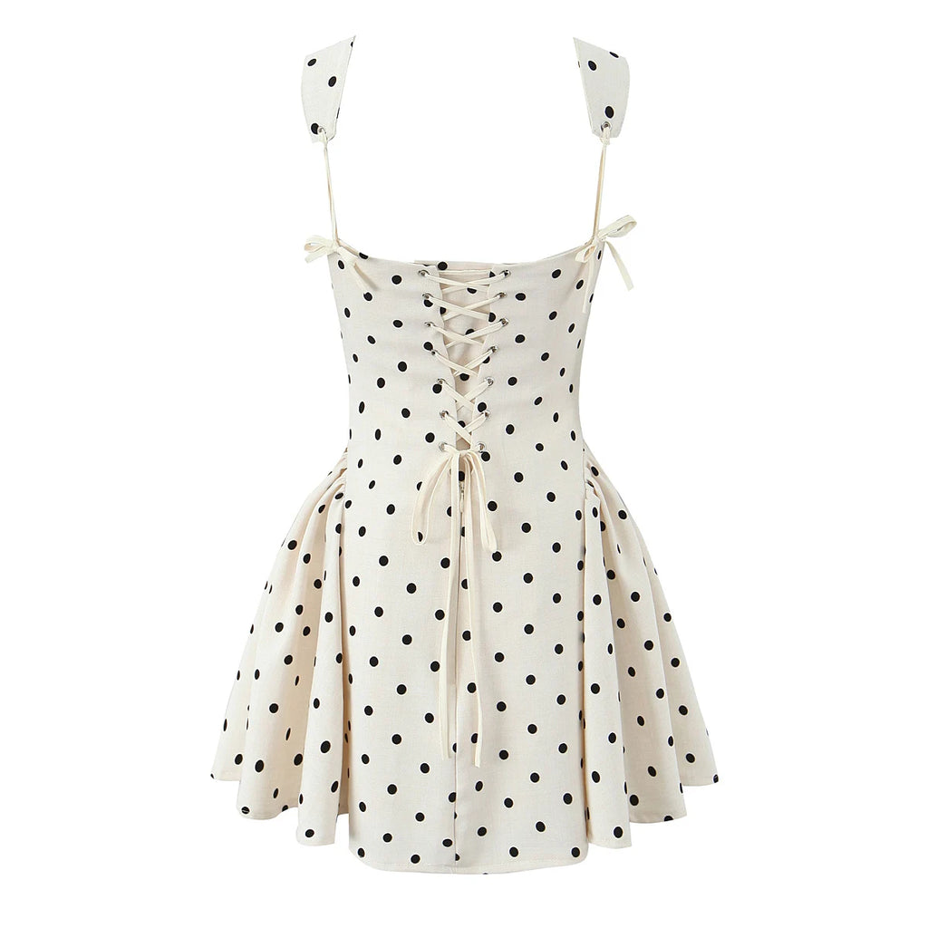 DEBORA POLKA DOT MINI DRESS