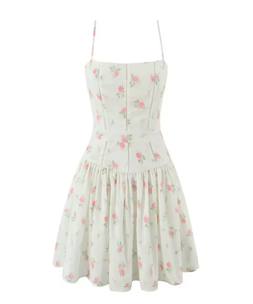 REYA FLORAL MINI DRESS