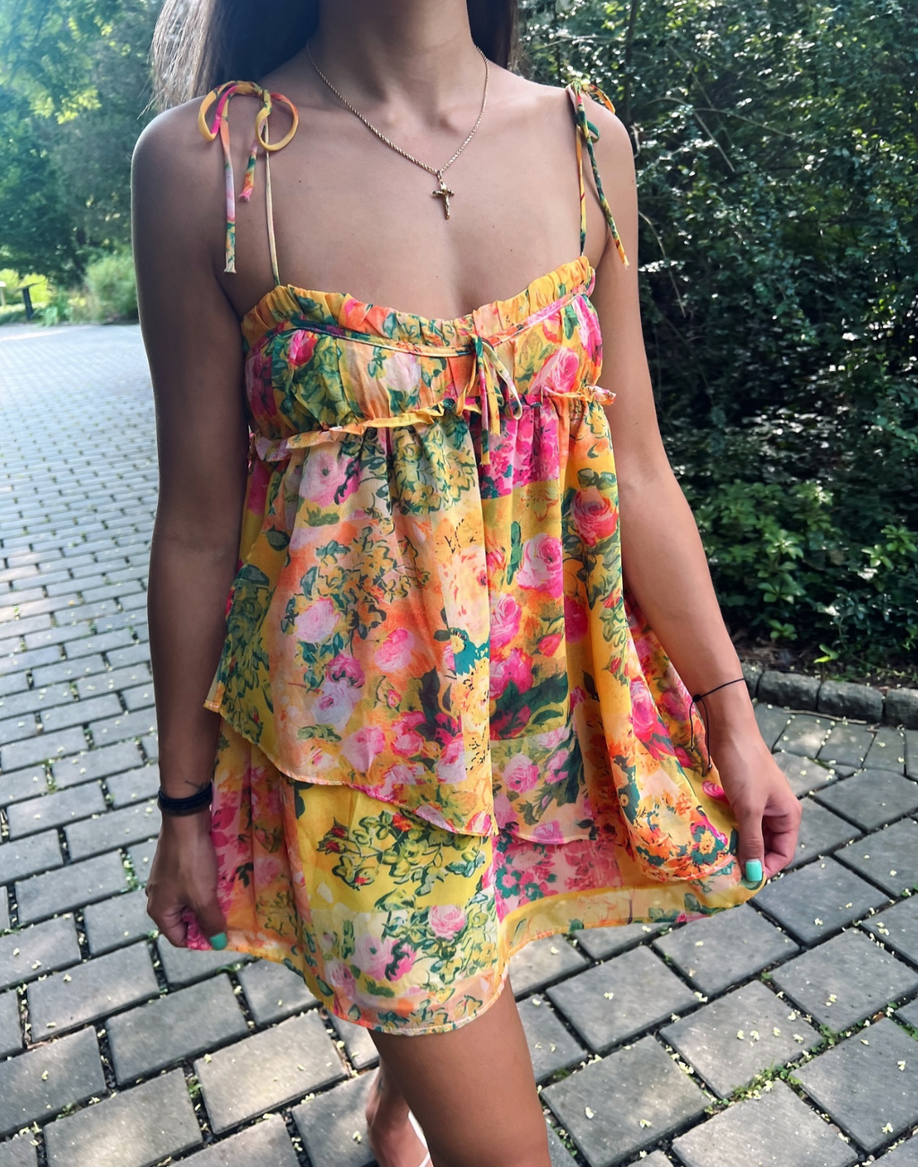MADISON FLORAL MINI DRESS