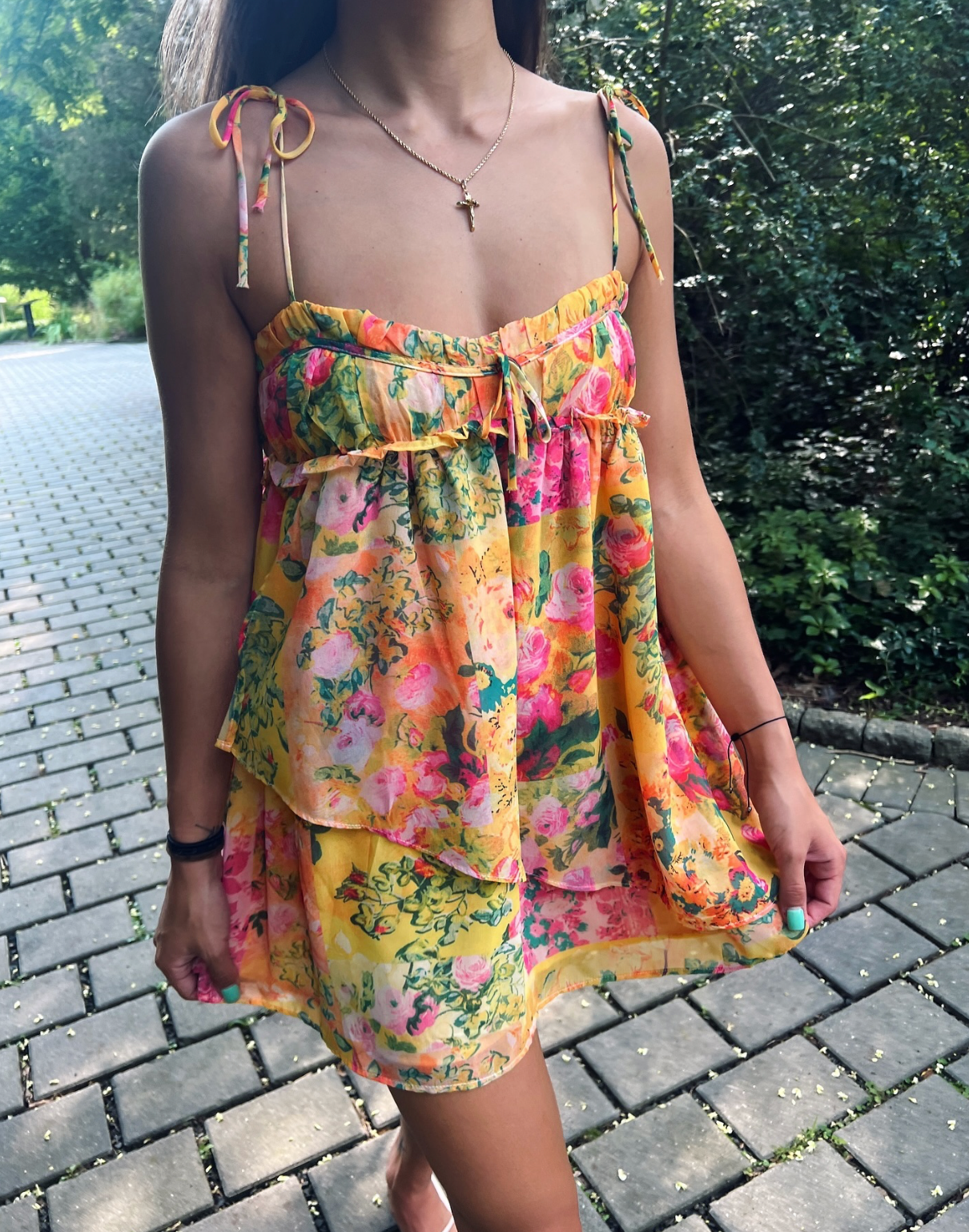 MADISON FLORAL MINI DRESS