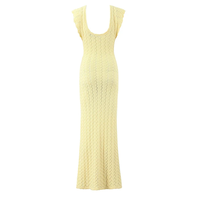 ALIZA KNITTED MIDI DRESS