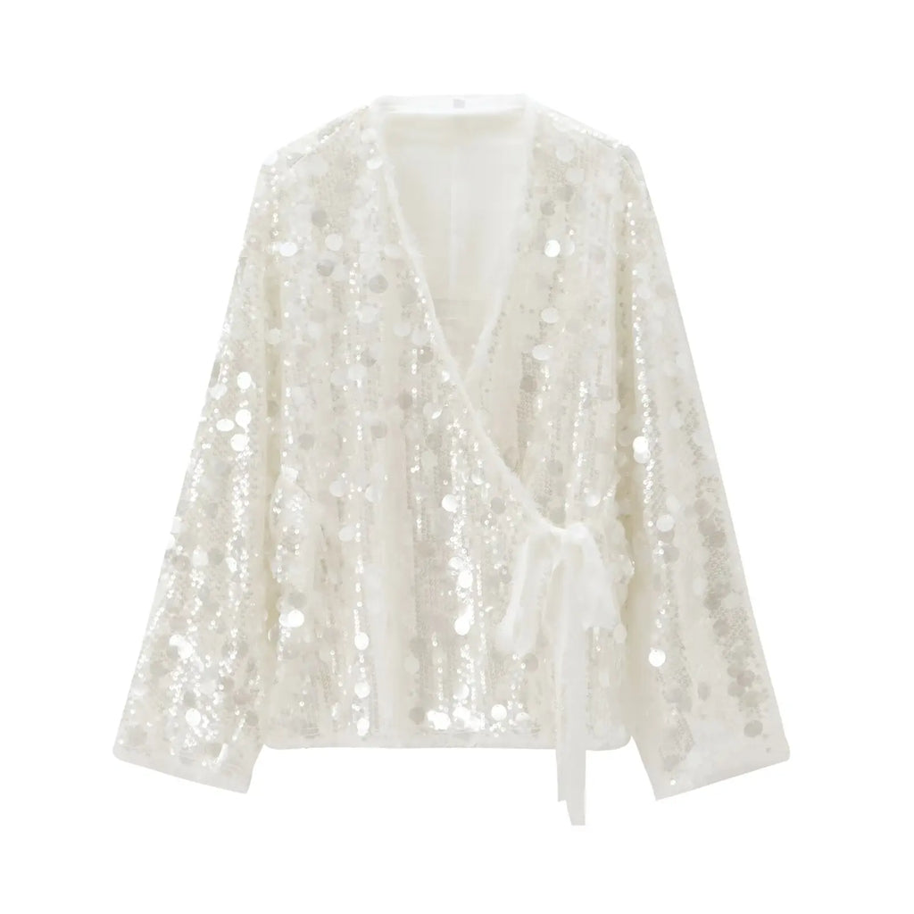 TERESIANA SEQUIN KIMONO