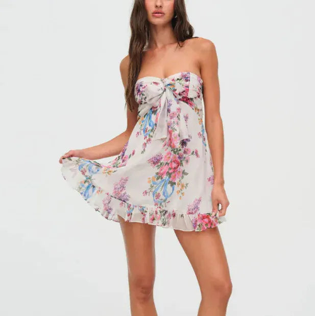 TEAGAN FLORAL MINI DRESS