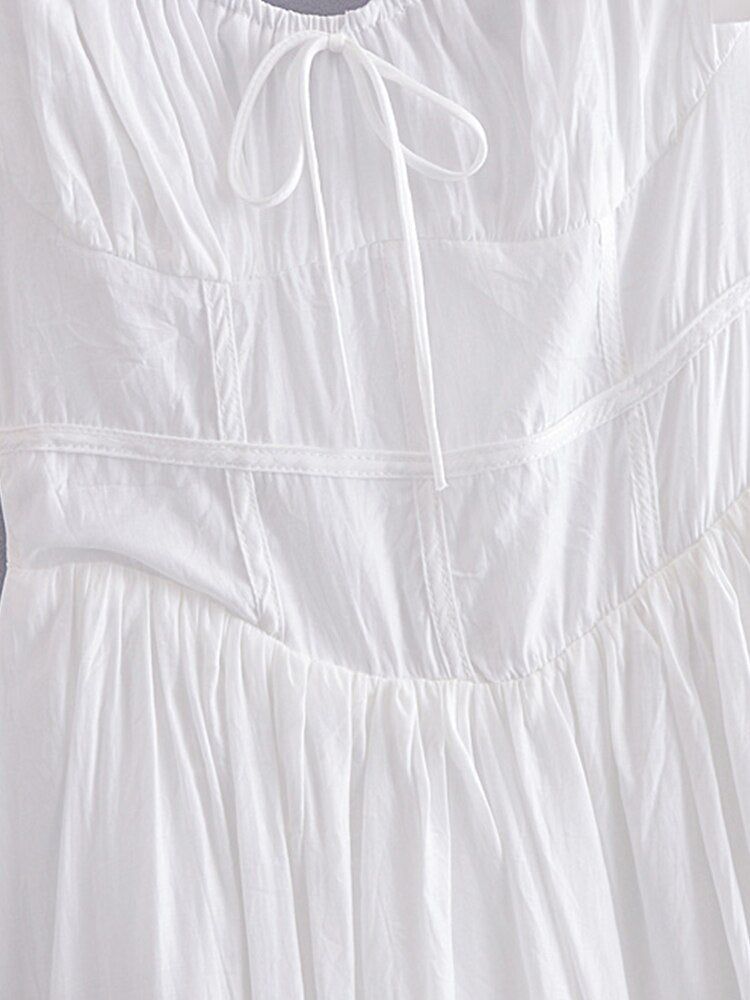 ANAES BOW TIE MINI DRESS