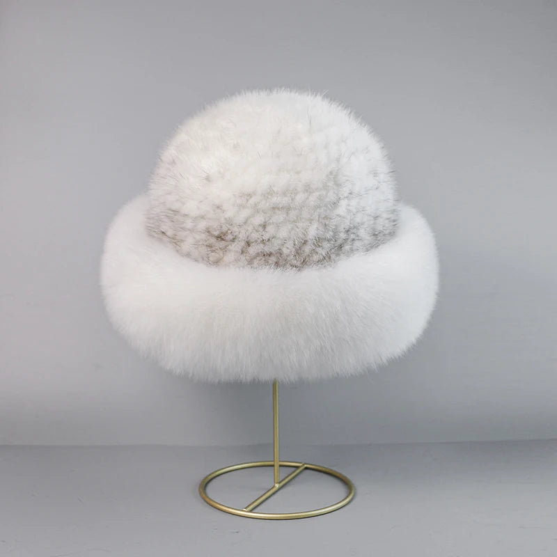 STELLA REAL MINK FUR CAP