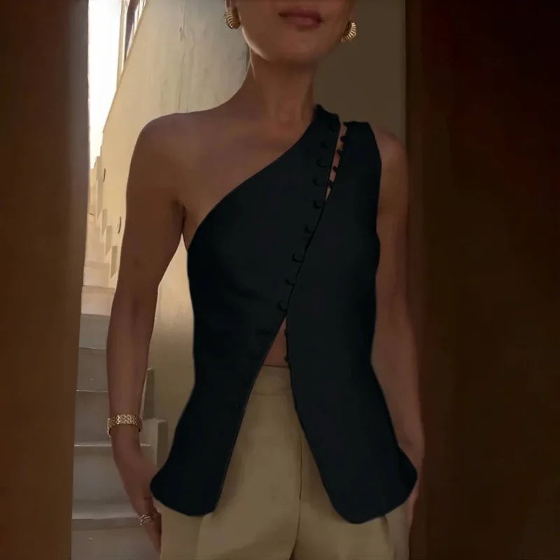 ZINNIA ASYMMETRICAL TOP