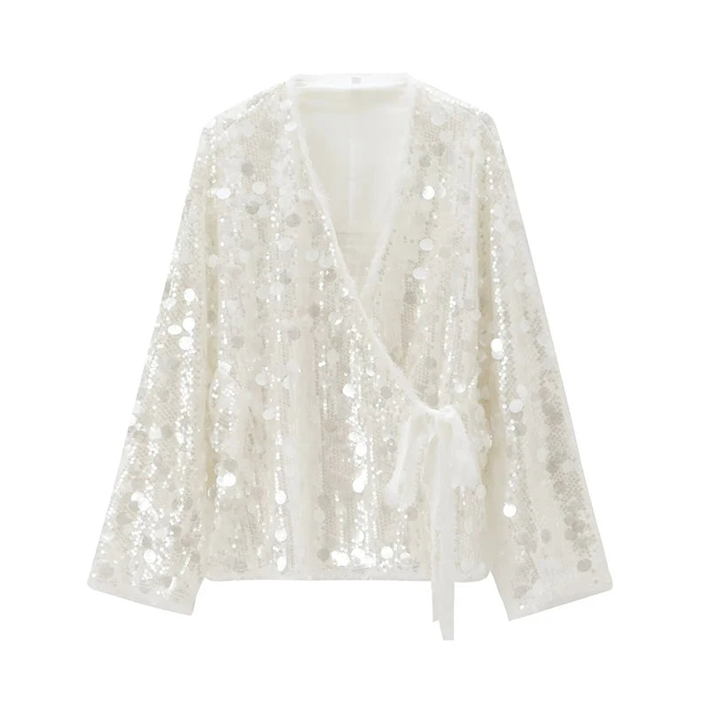 TERESIANA SEQUIN KIMONO