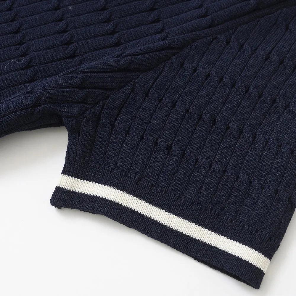 HALLIE KNIT POLO T-SHIRT