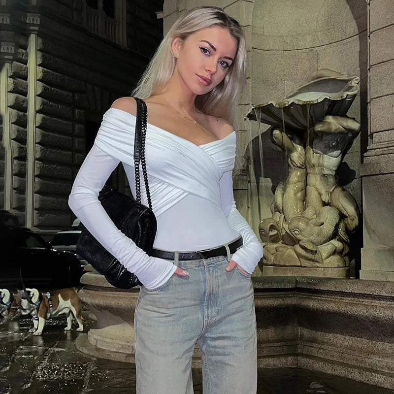 TEODORA OFF SHOULDER BODYSUIT