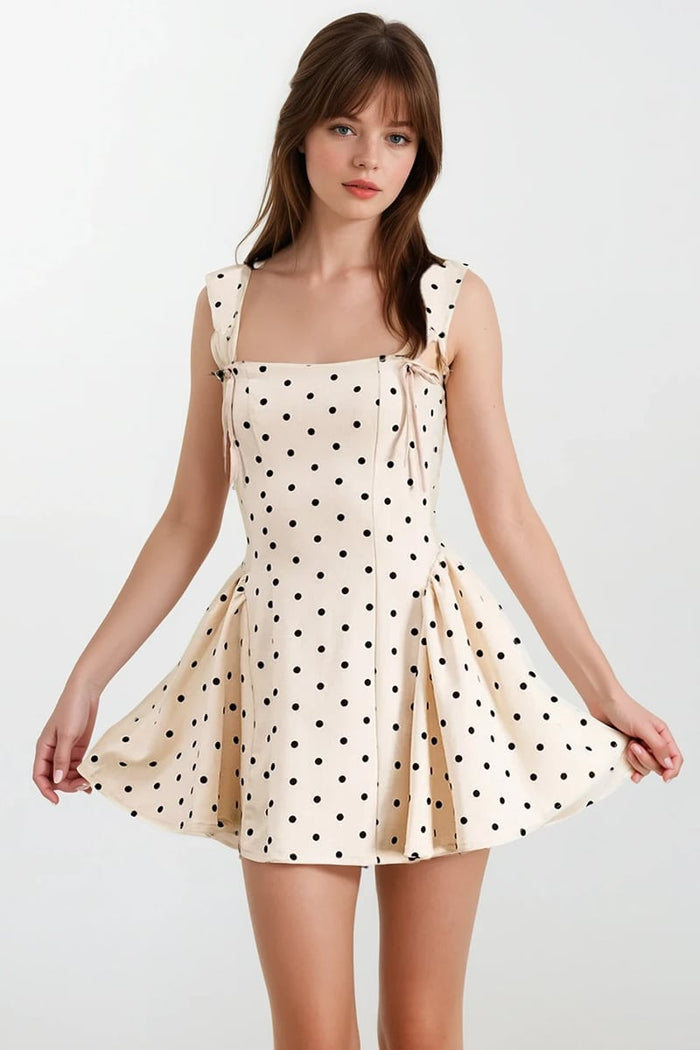 DEBORA POLKA DOT MINI DRESS